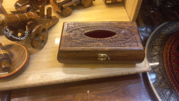 Wooden tissue box export premium quality