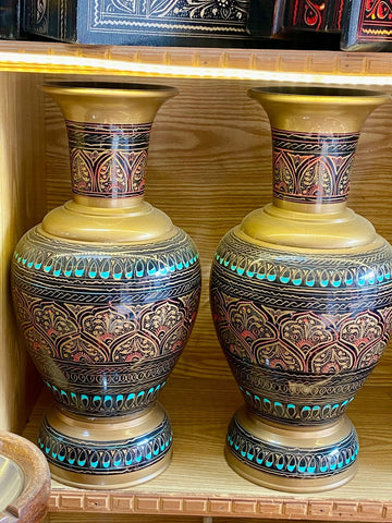 Flower vases home decore pair export premium quality