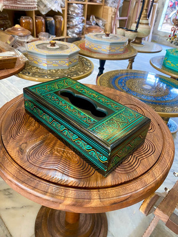 Wooden tissue box export premium quality
