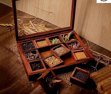 Wooden spices tray export premium quality