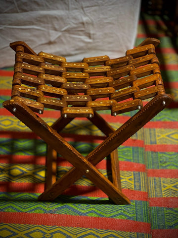 Wooden folding stool export premium quality