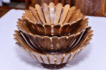 Wooden fruit baskets export premium quality